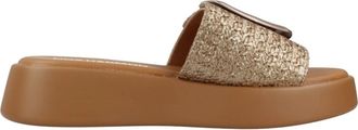 Noa Harmon Kaneel Slippers - Dames - Sandalen - Bruin - 39 EU - Schoenen