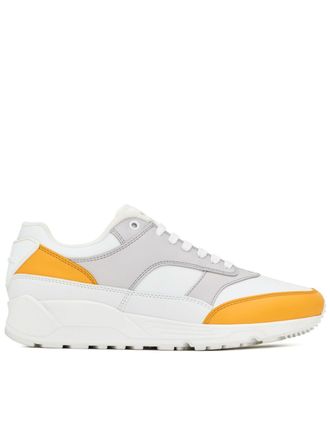 Saint Laurent Bump Witte Katoenen Sneakers