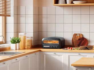 Vente-Unique Forno per pizza elettrico Nero - FORNOZIO