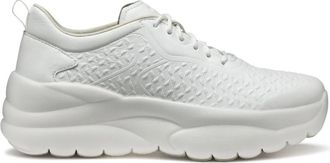 Geox Xtors Platform Trainer - Dames - Sneakers - Wit - 39 EU - Leer - Schoenen