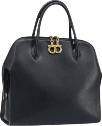 Ferragamo Pre-owned Handbags, female, Black, Size: ONE SIZE Pre-owned Hand Bag