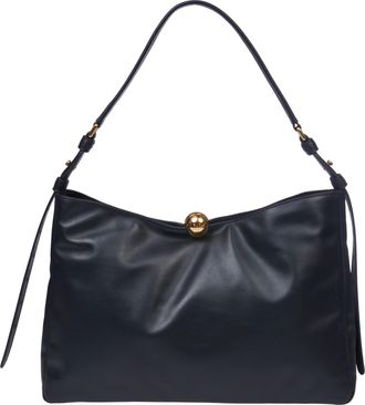 Furla Logo Debossed Medium Shoulder Bag