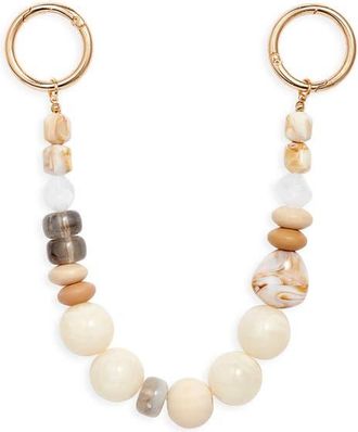 Chelsea28 Beaded Neutral Bag Chain in Neutral Multi- Gold at Nordstrom