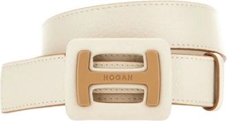 Hogan White Belts Accessory - female - Hogan - Belts - Beige - 70 CM - Accessories