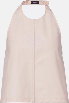 Wardrobe.NYC Halterneck cotton-blend top