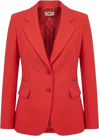 Elisabetta Franchi Mujer, Chaquetas, Rojo, Talla: M