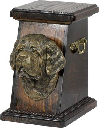 OEM San Bernardo, Perro Santo Bernarda - Urna Para Cenizas De Perro, Elegante Urna Con Estatuilla, Urna Conmemorativa Con Busto De Perro De Art-dog