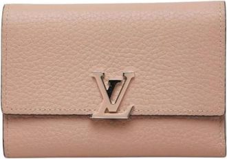 Louis Vuitton Pre-owned Tri-fold Portemonnee - Dames - Vintage Accessoires - Roze - ONE Size - Leer - Vintage