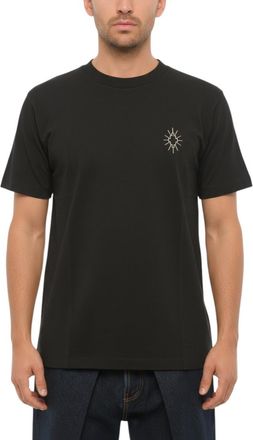 Marcelo Burlon Black Crew Neck Logo T-Shirt