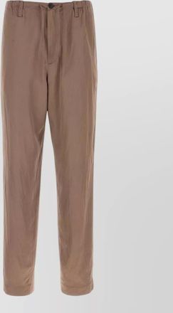 Dries Van Noten satin straight-leg trousers