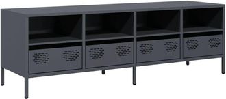 vidaXL Vidaxl - tv Cabinet Anthracite 135x39x43.5 cm Cold-rolled Steel