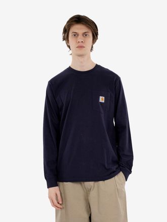 Carhartt Work in Progress L/S Pocket T-Shirt dark navy