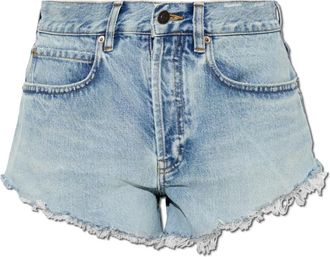 Balenciaga Denim Shorts - Dames - Denim shorts - Blauw - W25 - Denim - Korte Broeken