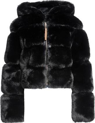 Silvian Heach ROPA DE ABRIGO - Borreguito y pelo ecol&oacute;gico en YOOX.COM