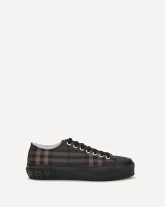 Burberry Sneakers Jack in misto nylon Check Man 42