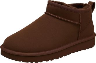 Generic Womens Ladies MX60L Faux Suede Classic Micro Cozy Slipper Boots - Soft, Comfortable & Stylish Indoor Footwear (Brown, 4 UK)