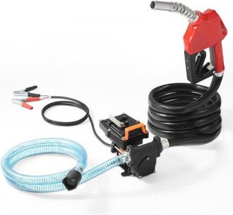 OEM Bomba Transferencia De Combustible 12v Cc 15 Gpm 1/4 Hp Bomba De Transferencia De Di&eacute;sel El&eacute;ctrica Port&aacute;til Con Boquilla De Combustible Apagado Autom&aacute;