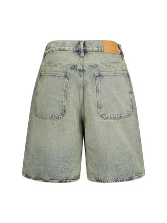 Sunflower Mens Bermuda Shorts Super Wide Denim Light Vintage Dust Cotton