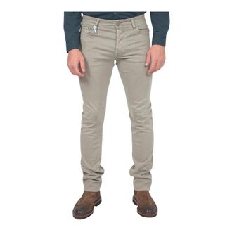 Jacob Cohen Bobby Chino - Heren - Broeken - Beige - Maat: W38 Katoen