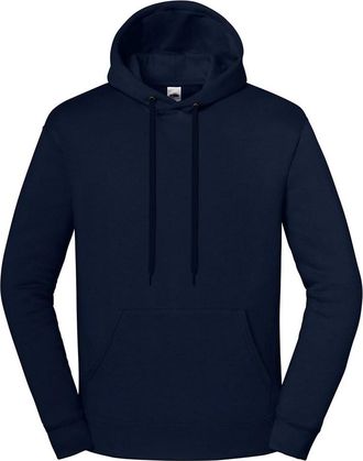 Fruit Of The Loom Fruit of the Loom Heren Iconic Premium Hoodie (Deep Navy)