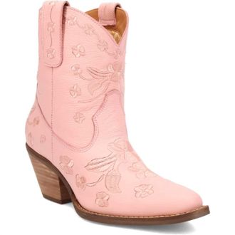 Dingo Womens Sweetheart Bootie In Pink