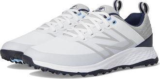 New Balance Mens Fresh Foam Contend V2 Golf Shoe, White/Blue, 11.5 UK