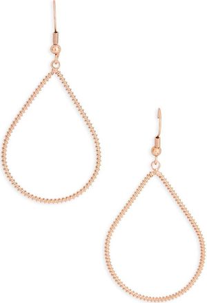 Karine Sultan Open Teardrop Earrings in Rose Gold at Nordstrom Rack