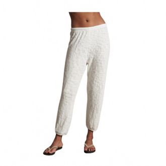 perfectwhitetee Keanu Coastal Slub Jogger In Natural