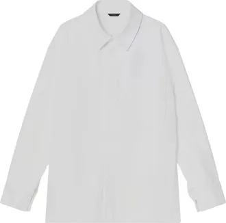 Fendi long-sleeved shirt - men - Cotton - 48 - White