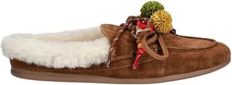 Nokwol Coco Fur Mule - Coco Fur - Dames - Slip ons - Bruin - 38 EU - Wol - Schoenen
