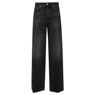 Haikure Straight Fit Jeans, female, Black, W28, Authentic Clack Wash Jeans