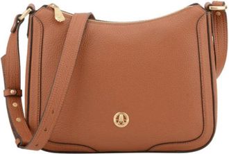 Pourchet Tassen, Dames, Bruin, ONE Size, Leer, Image Crossbody Bag