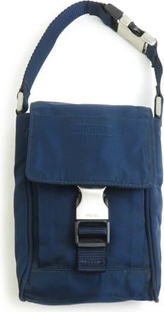 Prada Navy Nylon Pouch (Pre-Owned)
