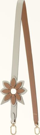 Furla Fiona Tracolla Toni Marshmallow Bianco Pelle Di Vitello Sidney Tricolore Donna