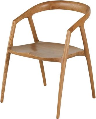 Maisons du monde Silla de madera de fresno