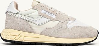 Autry SNEAKERS REELWIND LOW IN NYLON E SUEDE BIANCO