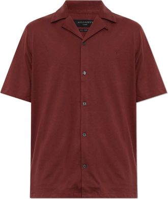 AllSaints Hombre, Camisas, Rojo, Talla: L