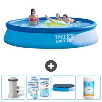 Intex Piscina Easy Set Redonda - 396x84 Cm - 7-piezas Scb87