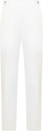 Emporio Armani Stijlvolle Broeken - Heren - Straight fit broeken - Wit - XL - Broeken