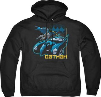 Gildan Batman Nice Wheels Adult Pull Over Hoodie / Hooded Sweatshirt
