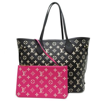 Louis Vuitton Black White Monogram Empreinte Pouch Tote Bag (Pre-Owned)