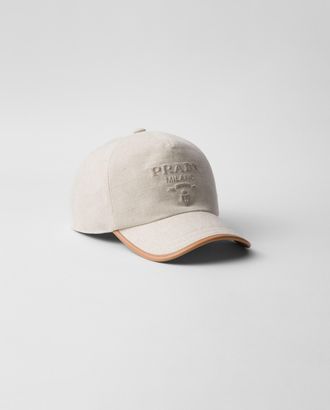 Prada Linen blend baseball cap