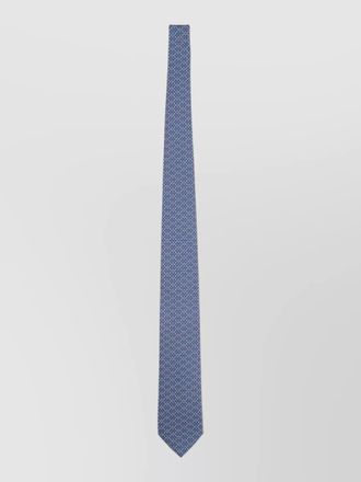 Ferragamo slim neckwear and bow tie textured pattern