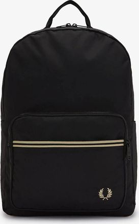 Fred Perry Mens Fred Perry Mens Tipped Tape Backpack - Black 102 - Size: ONE size