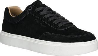Calvin Klein Zwarte Vetersneaker Clean Cup - Heren - Sneakers - Zwart - 41 EU - Leer - Schoenen