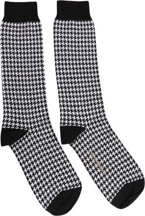 Dolce & Gabbana Calcetines Accesorios de Media Ca&ntilde;a Houndstooth - Accessories - unisex - Multicolor - ONE SIZE