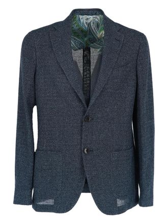 Etro Roma blazer met twee knopen - Blauw