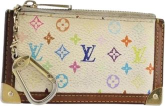 Louis Vuitton Pre-owned Canvas Portemonnee - Dames - Vintage Accessoires - Wit - ONE Size - Vintage