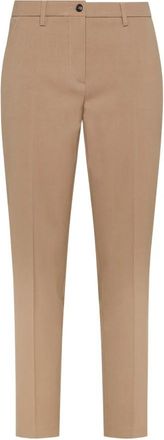 Seventy Slim-Fit Chino Broek - Dames - Slim Fit Broeken - Bruin - L - Polyester - Broeken