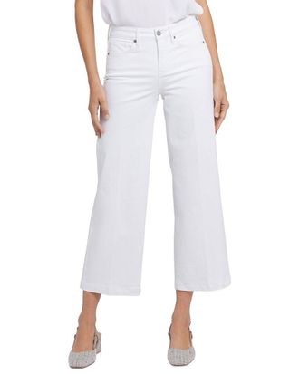 NYDJ Petite Teresa Optic White Wide Leg Jean